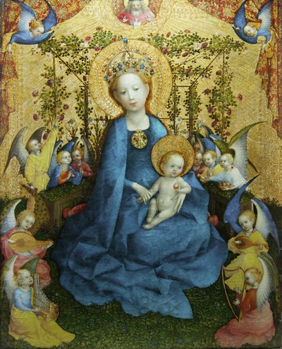 The Virgin of the Rose Bush by Stephan Lochner
